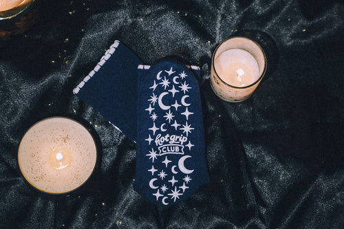Celestial - Mid Rise Crew Grip Socks